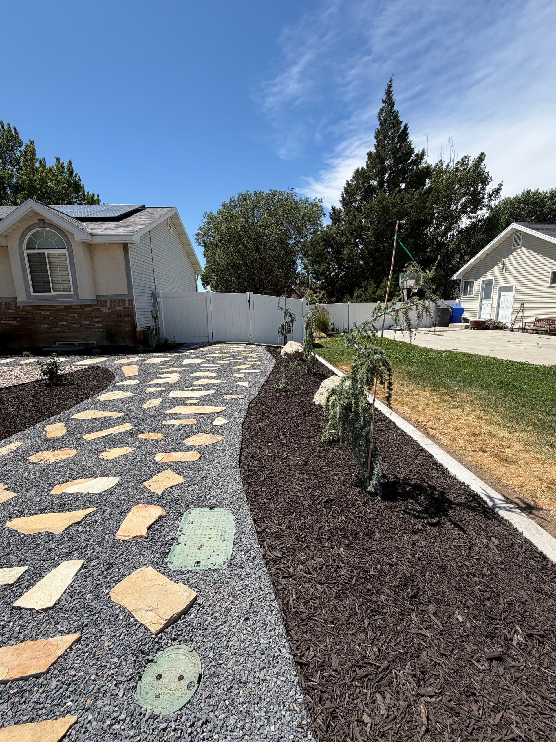 Gallery photos for Water-Wise Front Yard Landscape Design in Perry Utah: Image #5