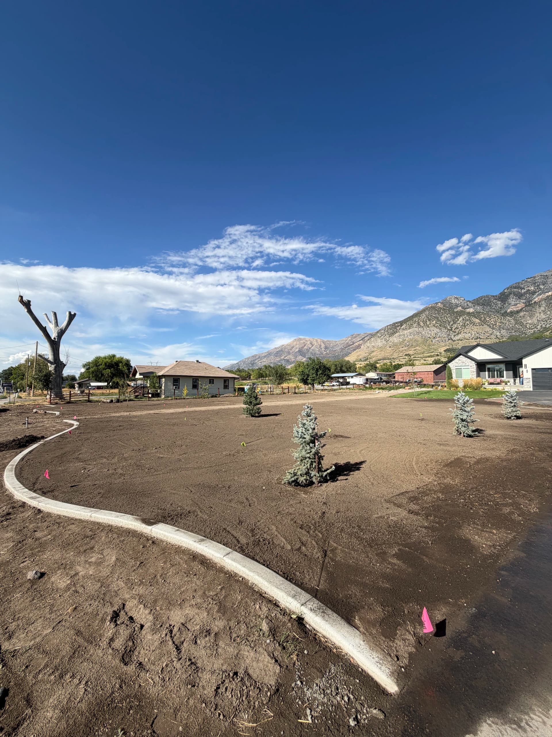 Gallery photos for 8-Zone Sprinkler System and Final Grade Ready for Seed: Image #2