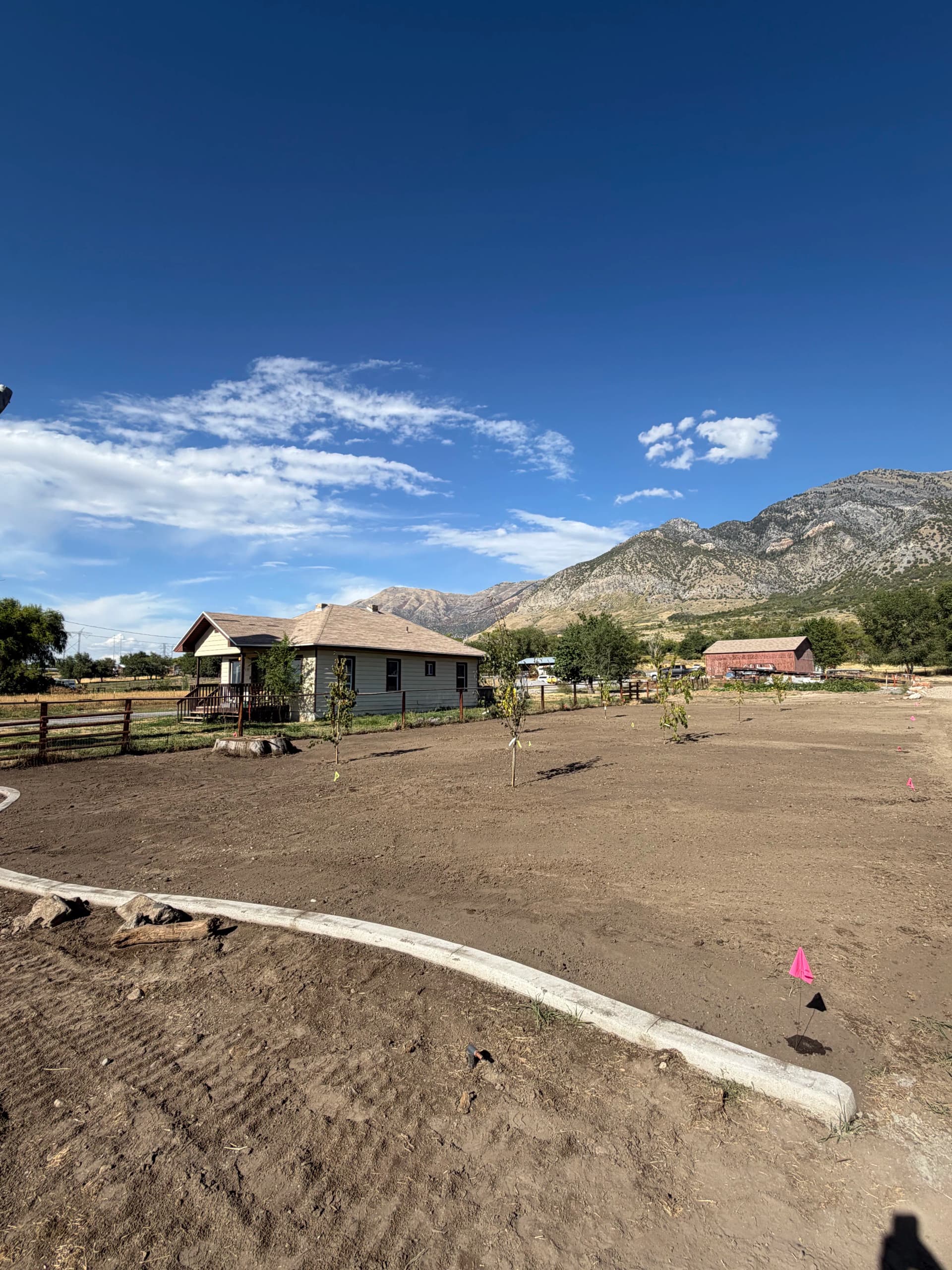 Gallery photos for 8-Zone Sprinkler System and Final Grade Ready for Seed: Image #1