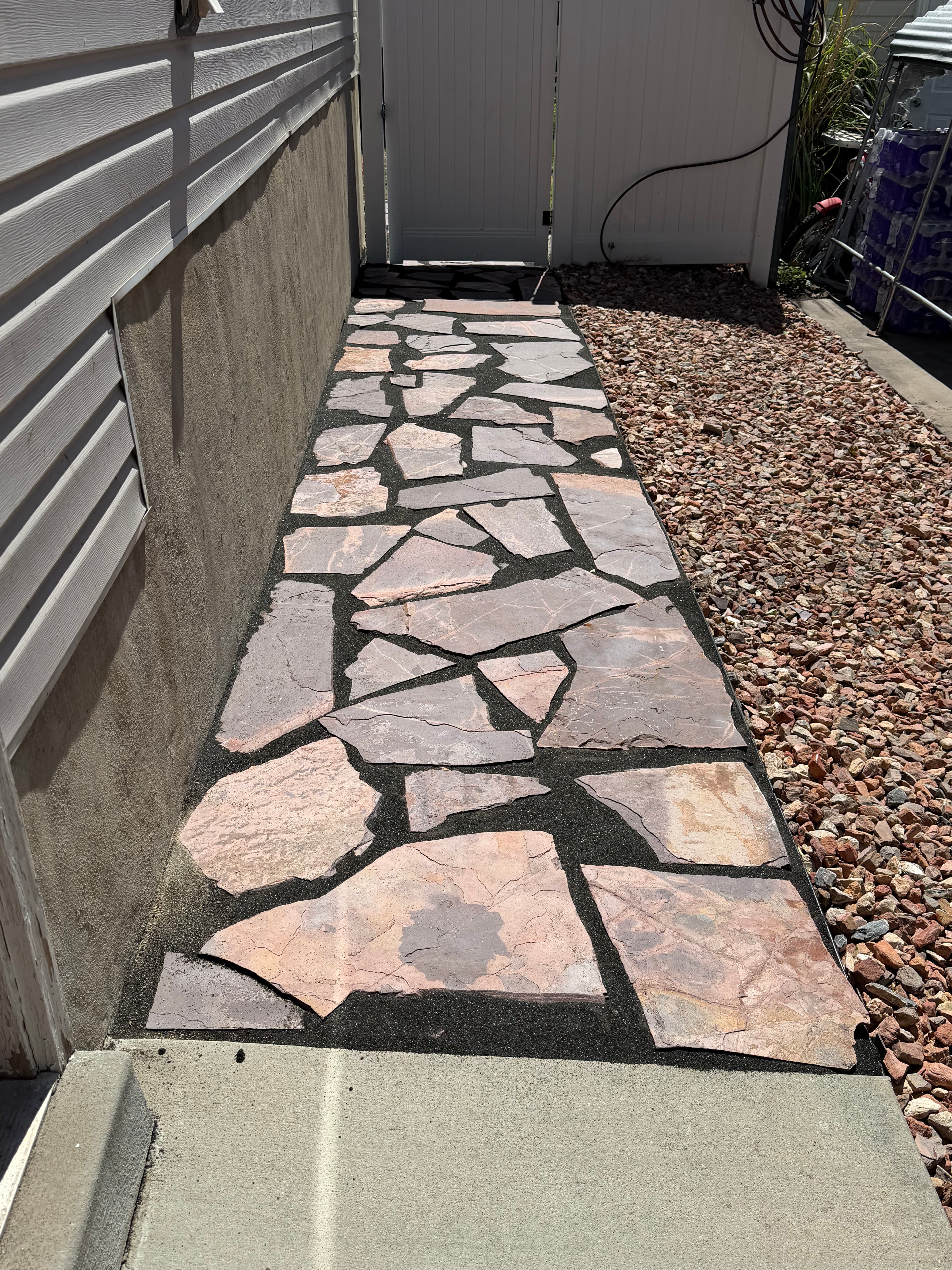Project Natural Flagstone Walkways and Patio That Actually Last image