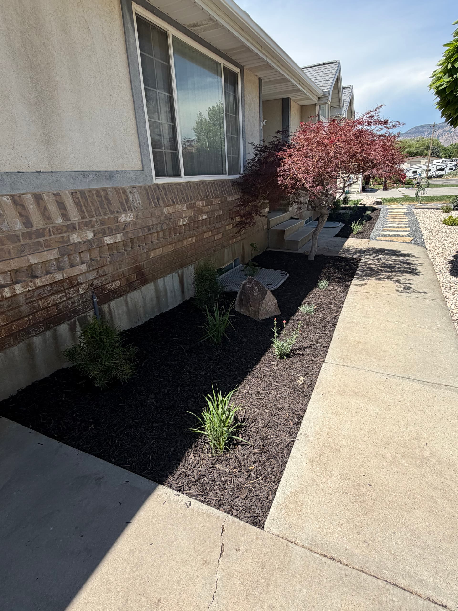 Gallery photos for Water-Wise Front Yard Landscape Design in Perry Utah: Image #3