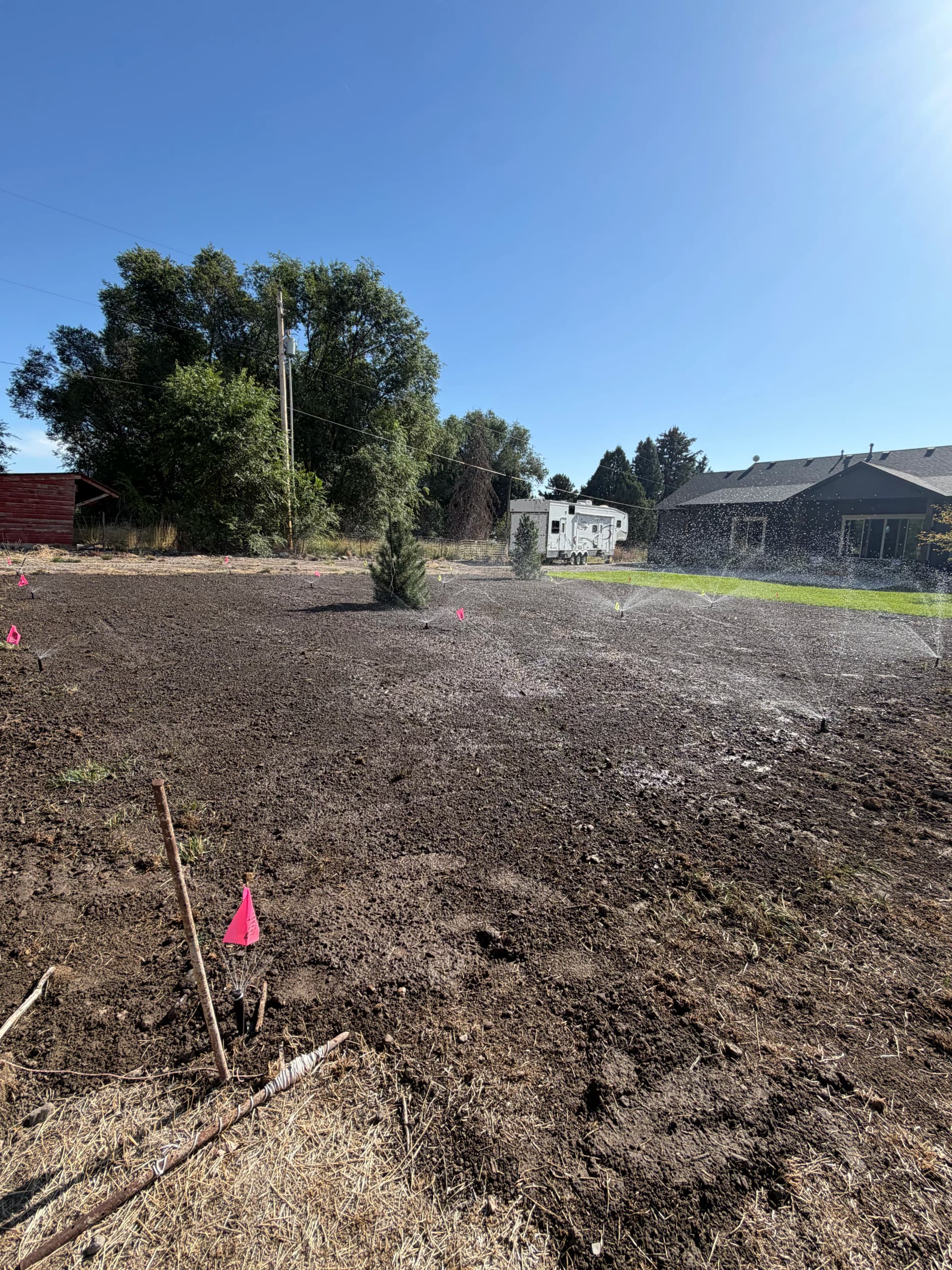 Gallery photos for 8-Zone Sprinkler System and Final Grade Ready for Seed: Image #3