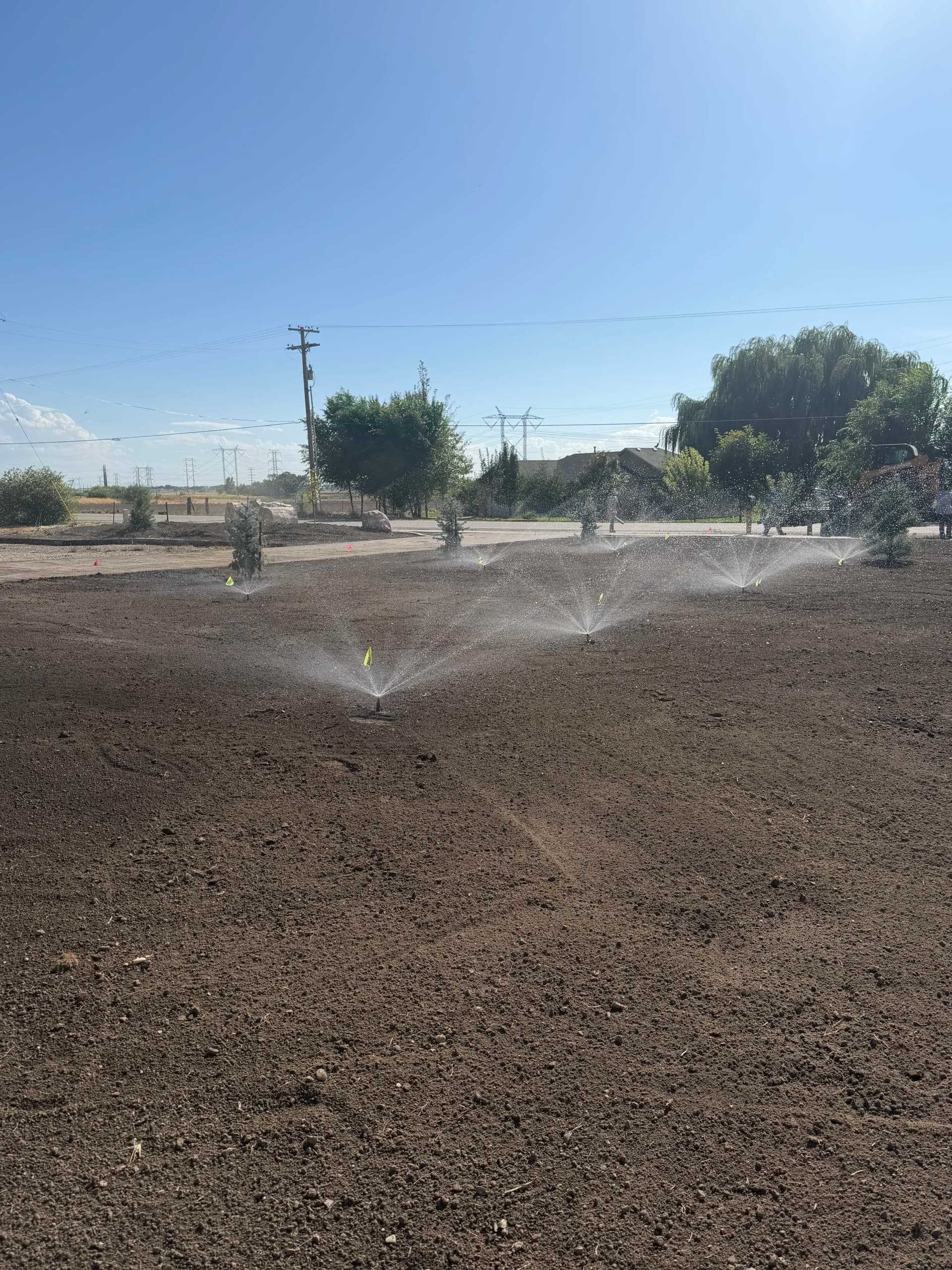 Gallery photos for 8-Zone Sprinkler System and Final Grade Ready for Seed: Image #4