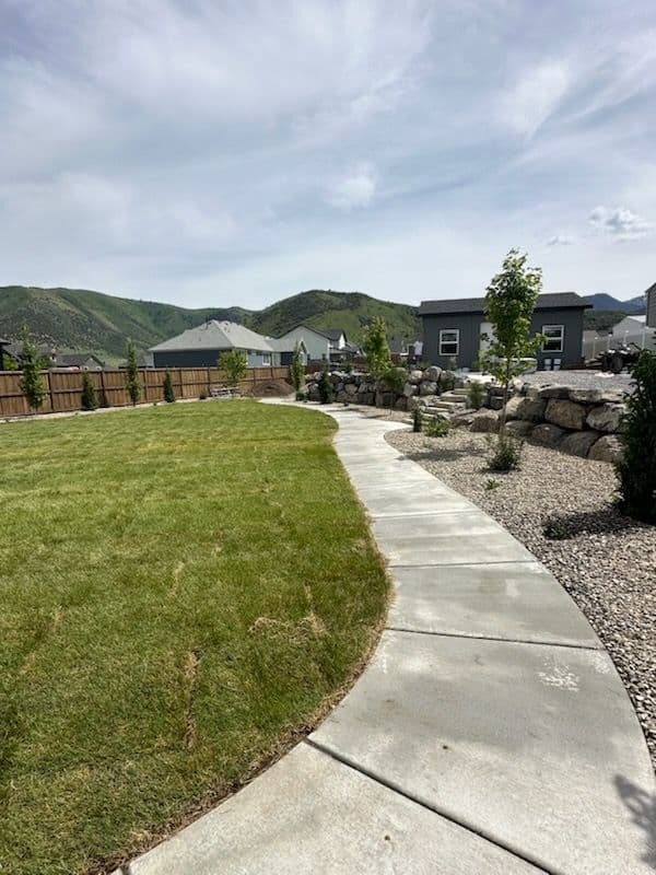 Gallery photos for Transformative Landscaping Project in Mantua Utah: Image #1