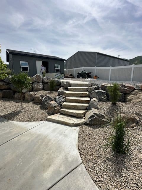 Gallery photos for Transformative Landscaping Project in Mantua Utah: Image #2