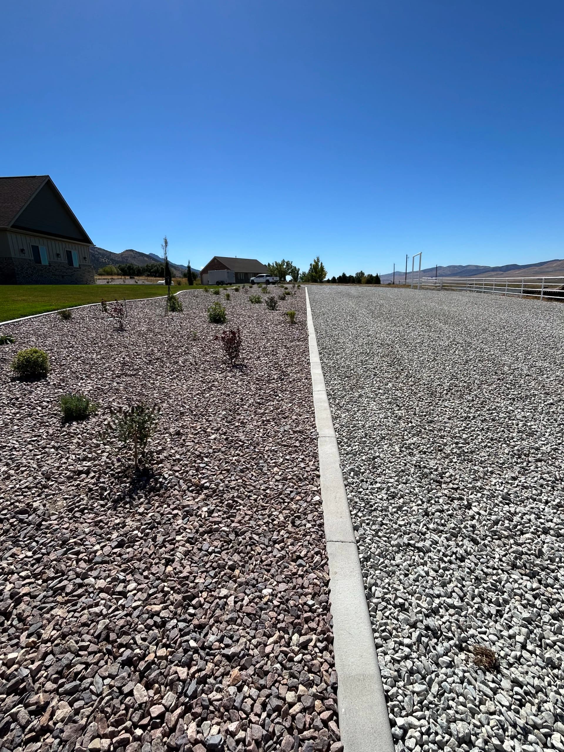 Gallery photos for Xeriscape Expansion with New Shrubs, Gravel, and Drip Irrigation: Image #3