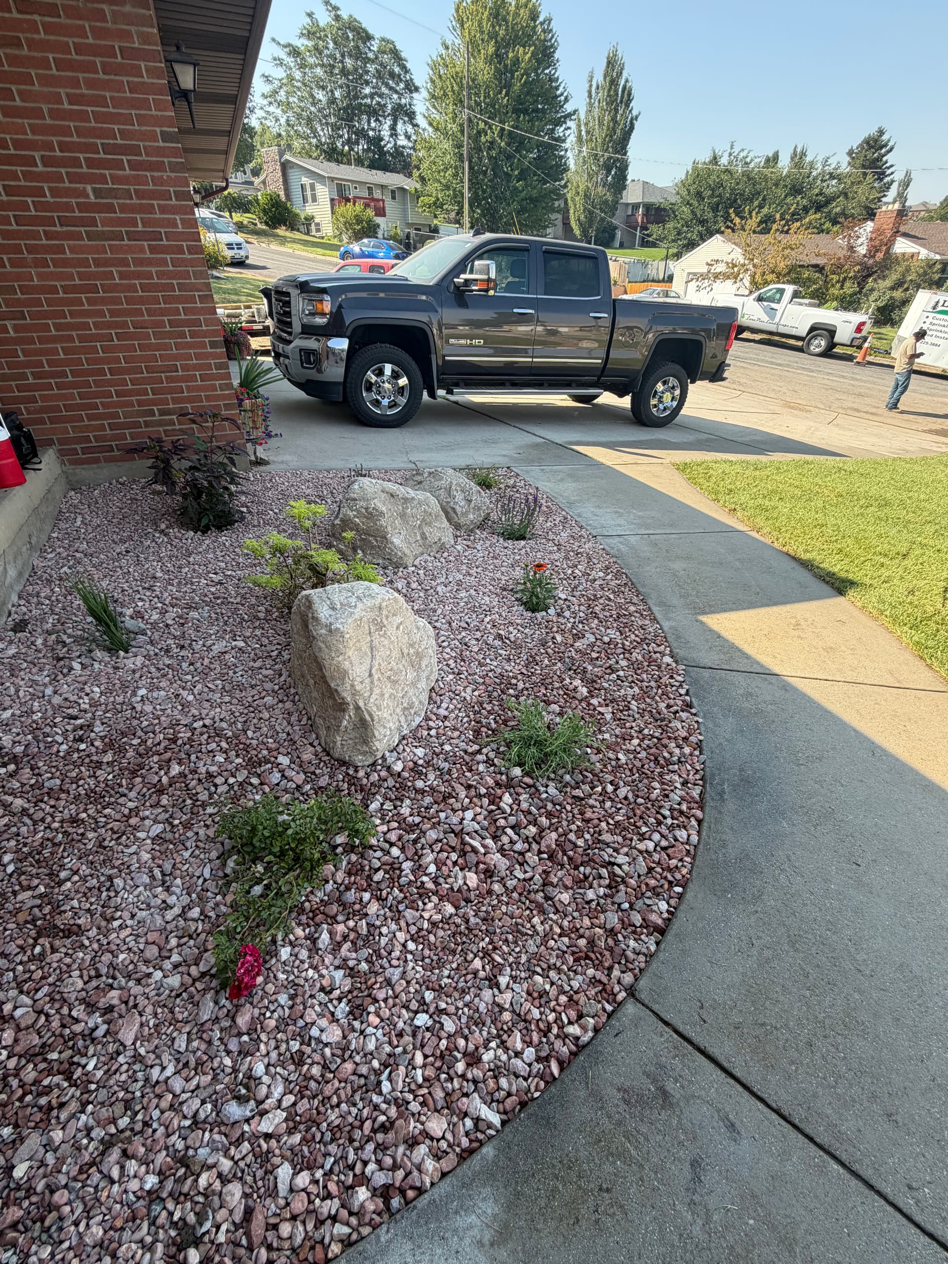 Gallery photos for Sloped Front Yard Turned Usable Space in Perry Utah: Image #4