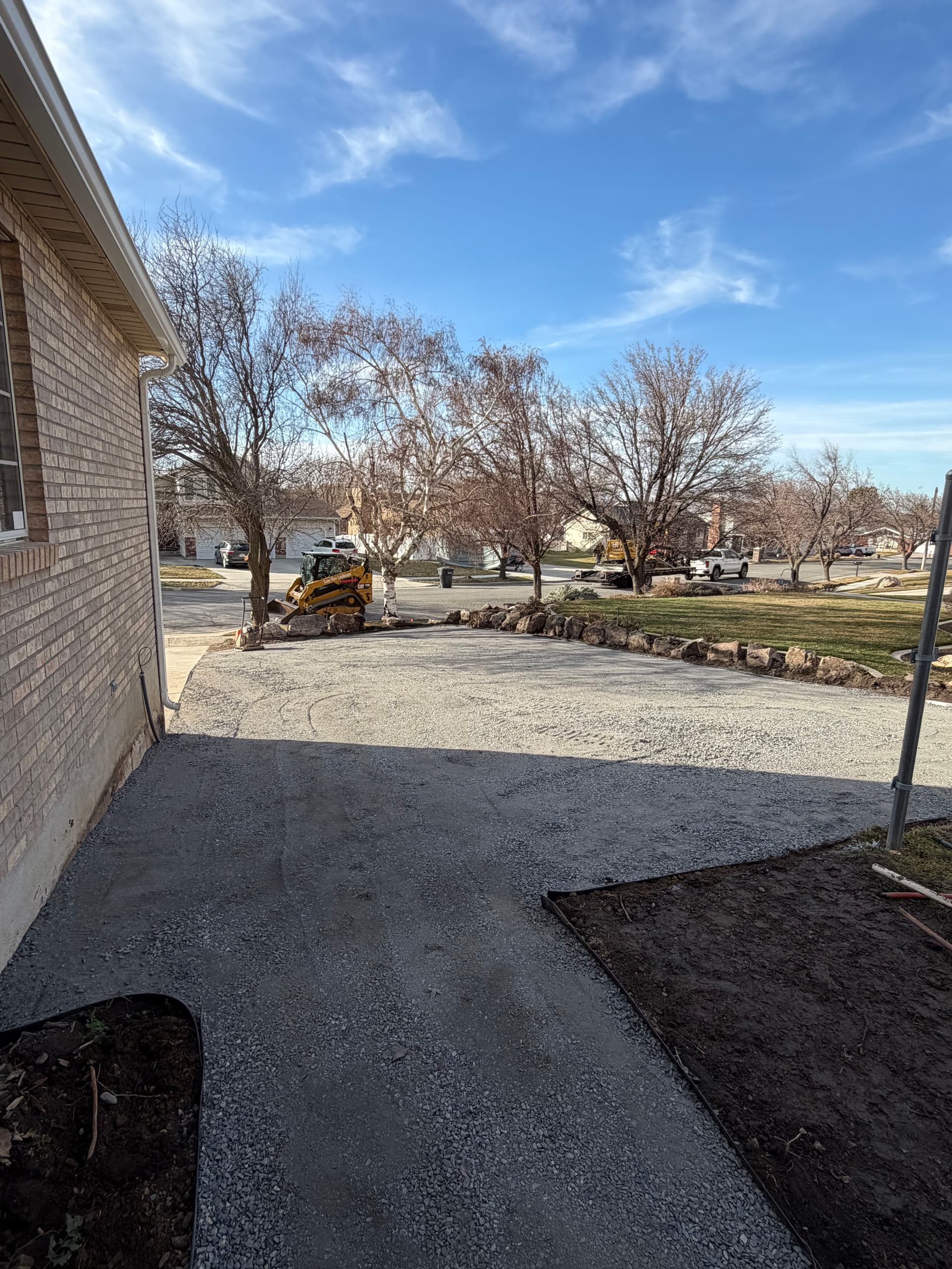 Gallery photos for Gravel Parking Pad and Walking Path Installation in Brigham City: Image #1