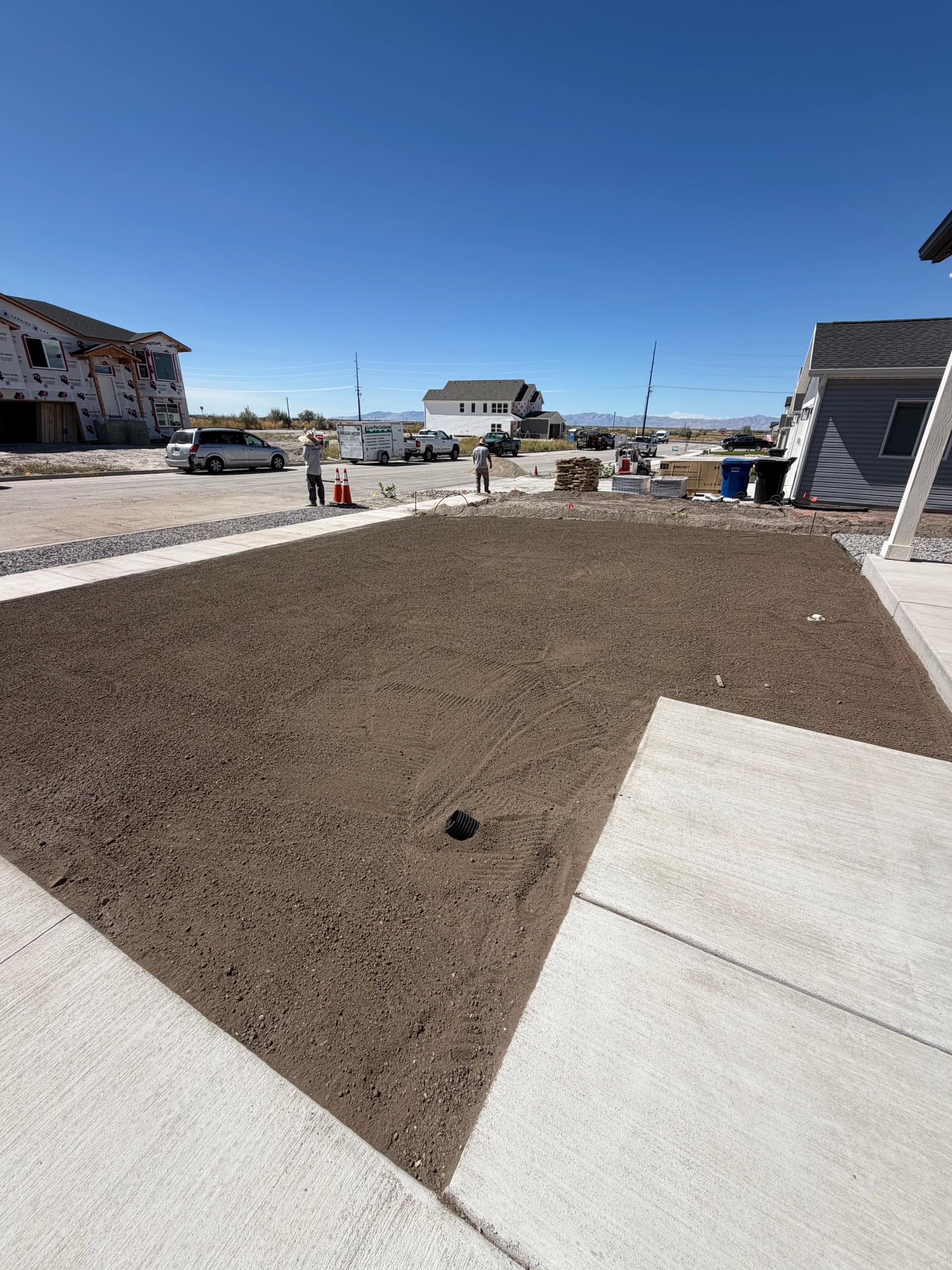 Gallery photos for New Build Lawn Prep and Grading Done Right in Brigham City: Image #1