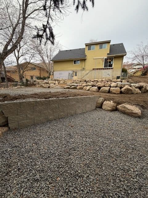 Gallery photos for Backyard Transformation with Stunning Stone Details: Image #2