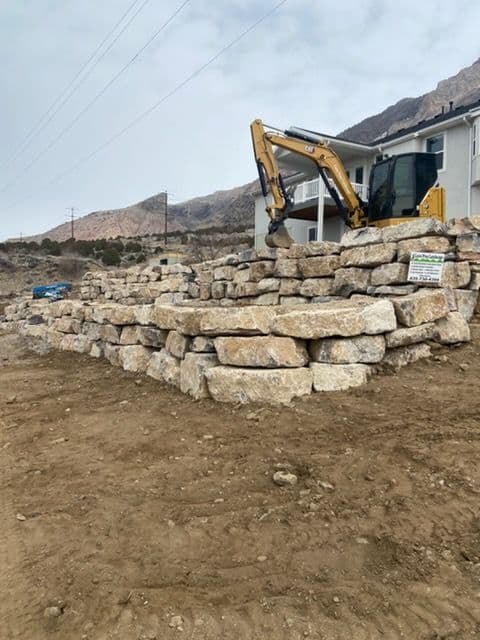 Gallery photos for Rock Retaining Wall Services in Utah Neighborhoods: Image #2