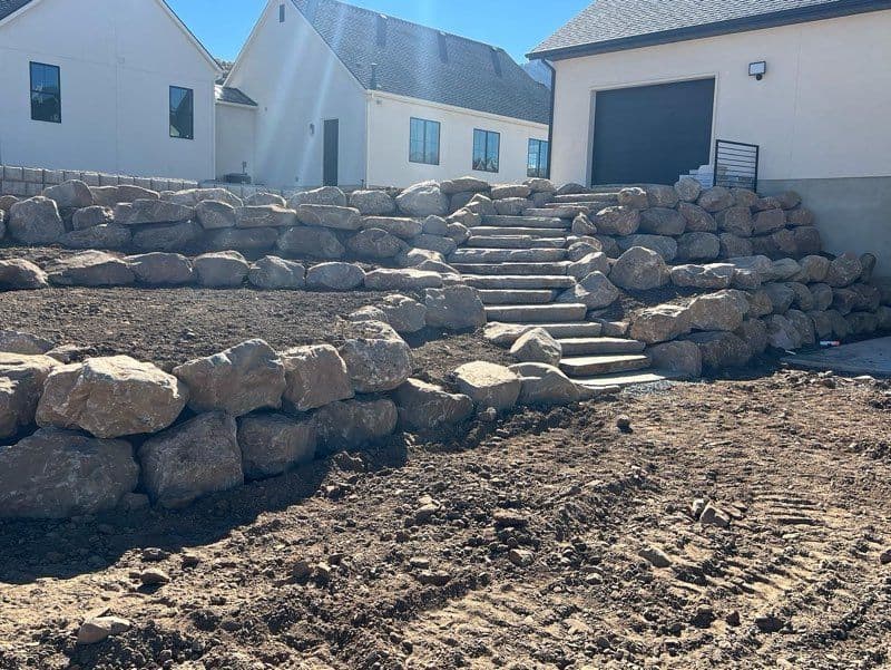 Gallery photos for Rock Retaining Wall Services in Utah Neighborhoods: Image #3
